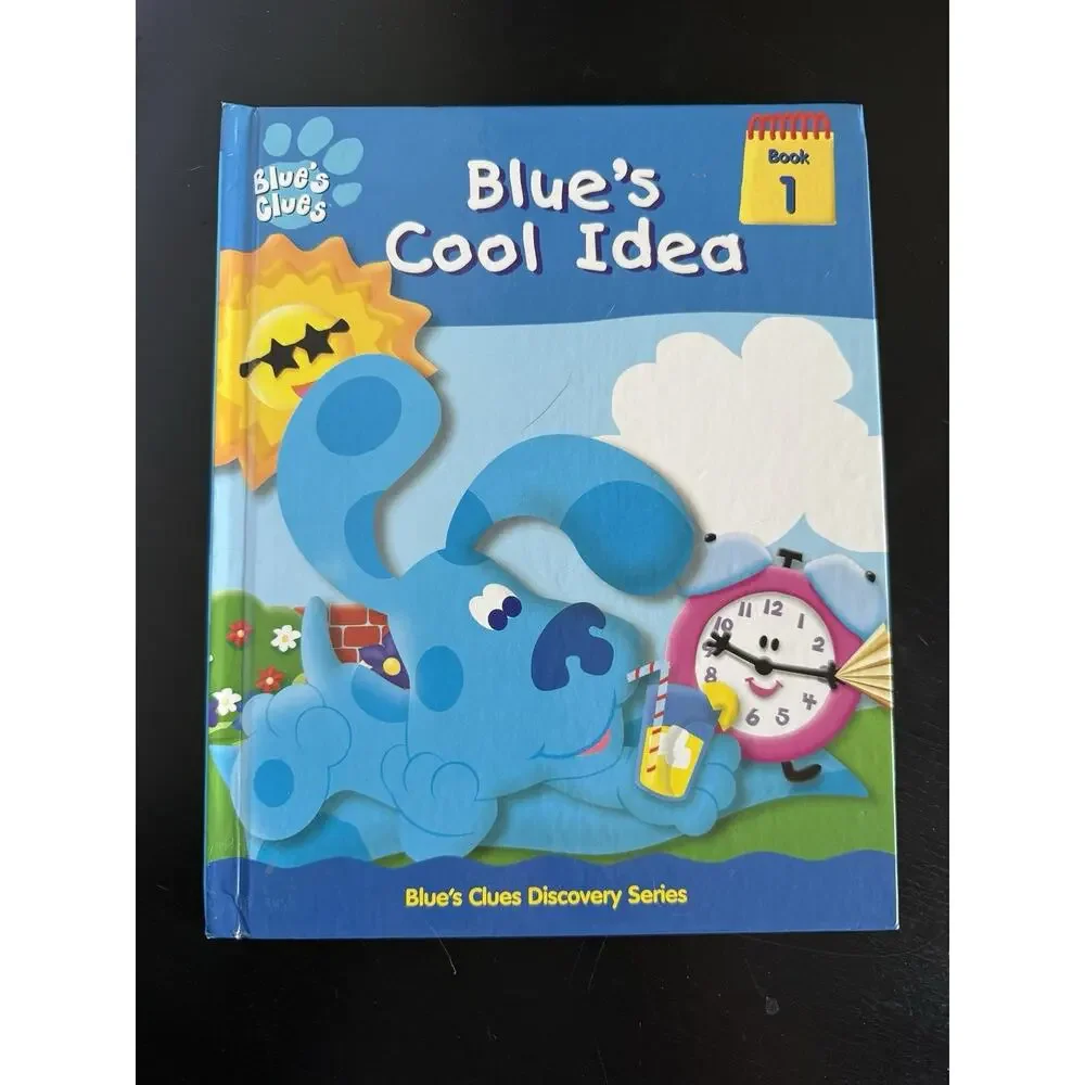 Vintage 2000 Blue’s Clues Discovery Series Books 1 & 5 Hardcover Steve Lot